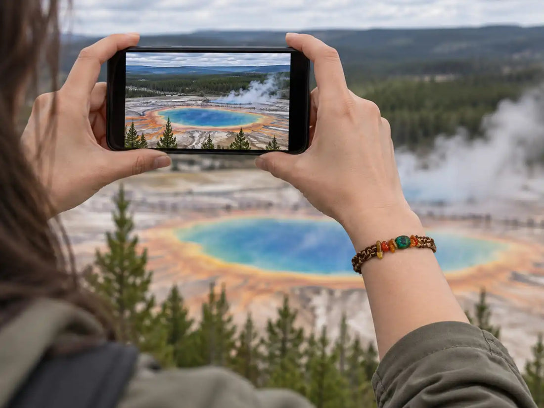 How to Tie a Turquoise Bracelet Inspired by Grand Prismatic Spring