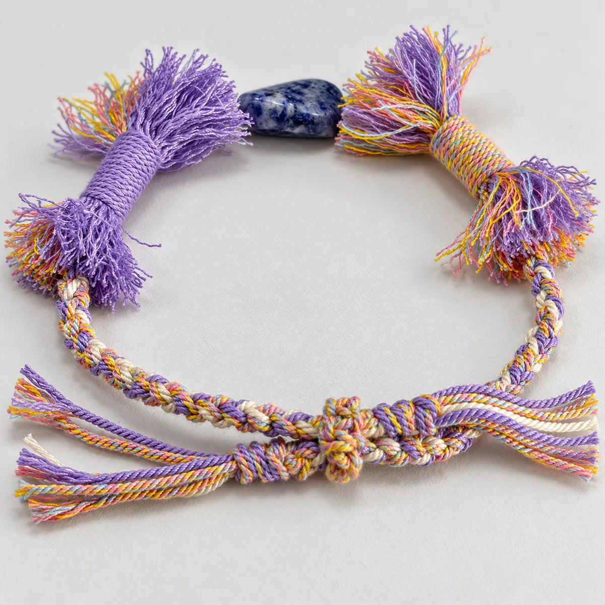 Clear Mind – Sodalite Braided Cord Bracelet