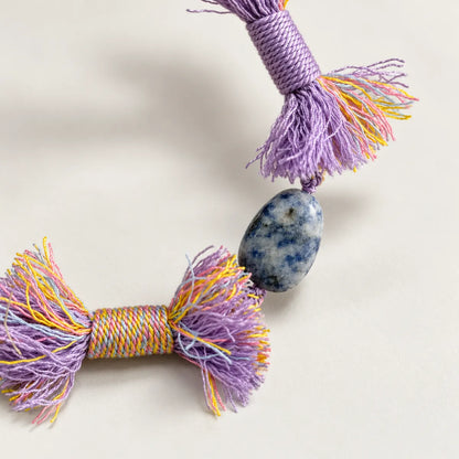 Clear Mind – Sodalite Braided Cord Bracelet