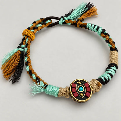 Lucky Mesa – Evil Eye Braided Cord Bracelet