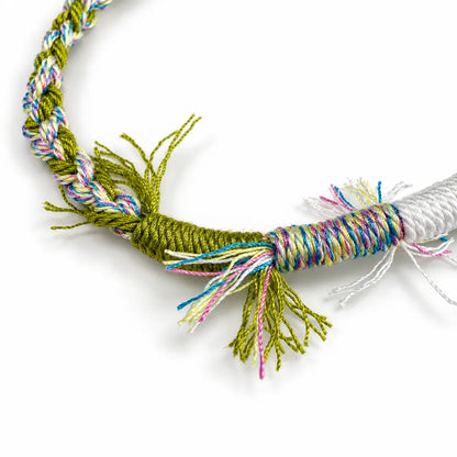 Moss Garden – Moss Agate Braided Cord Bracelet