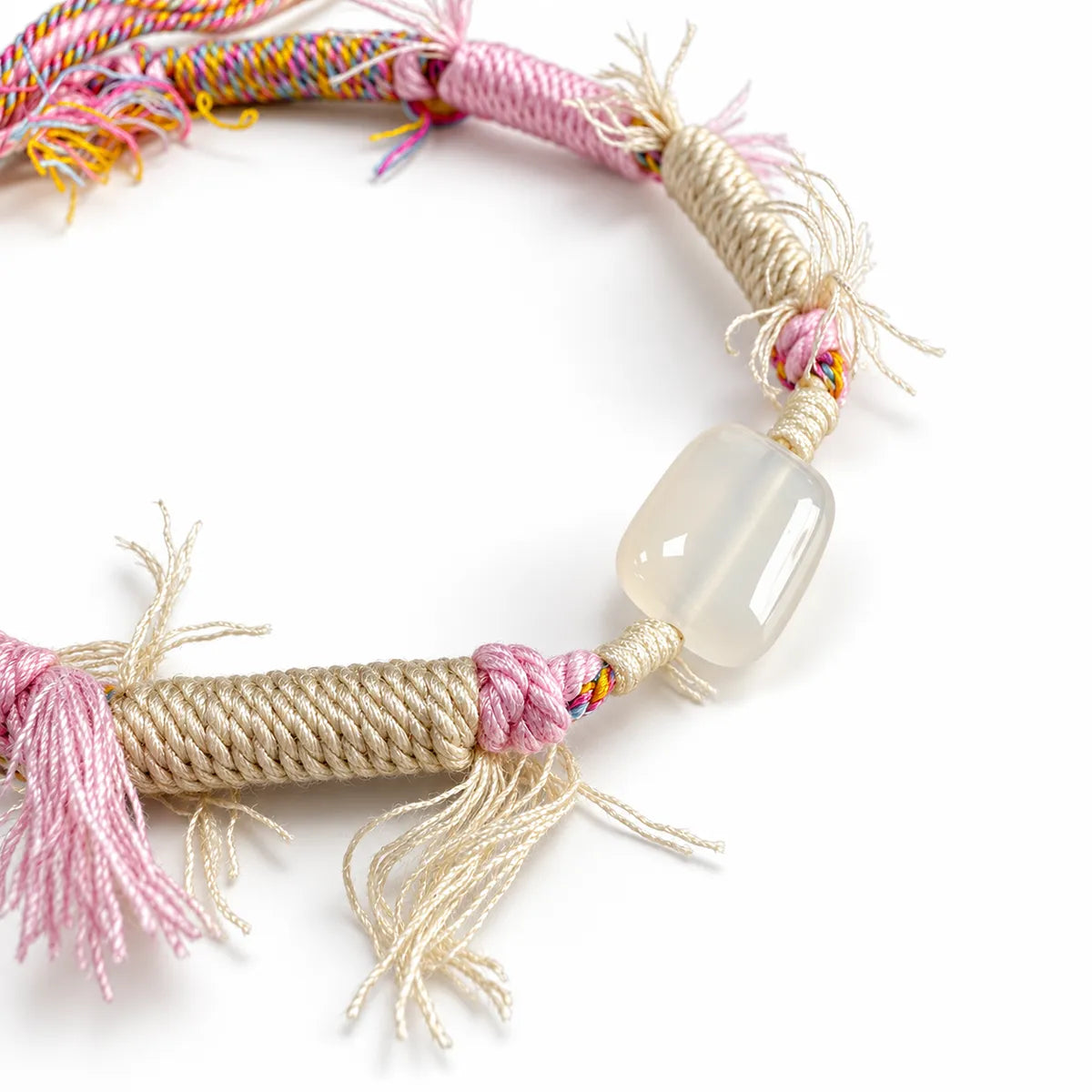 Love, Kept – Clear Quartz Braided Cord Bracelet