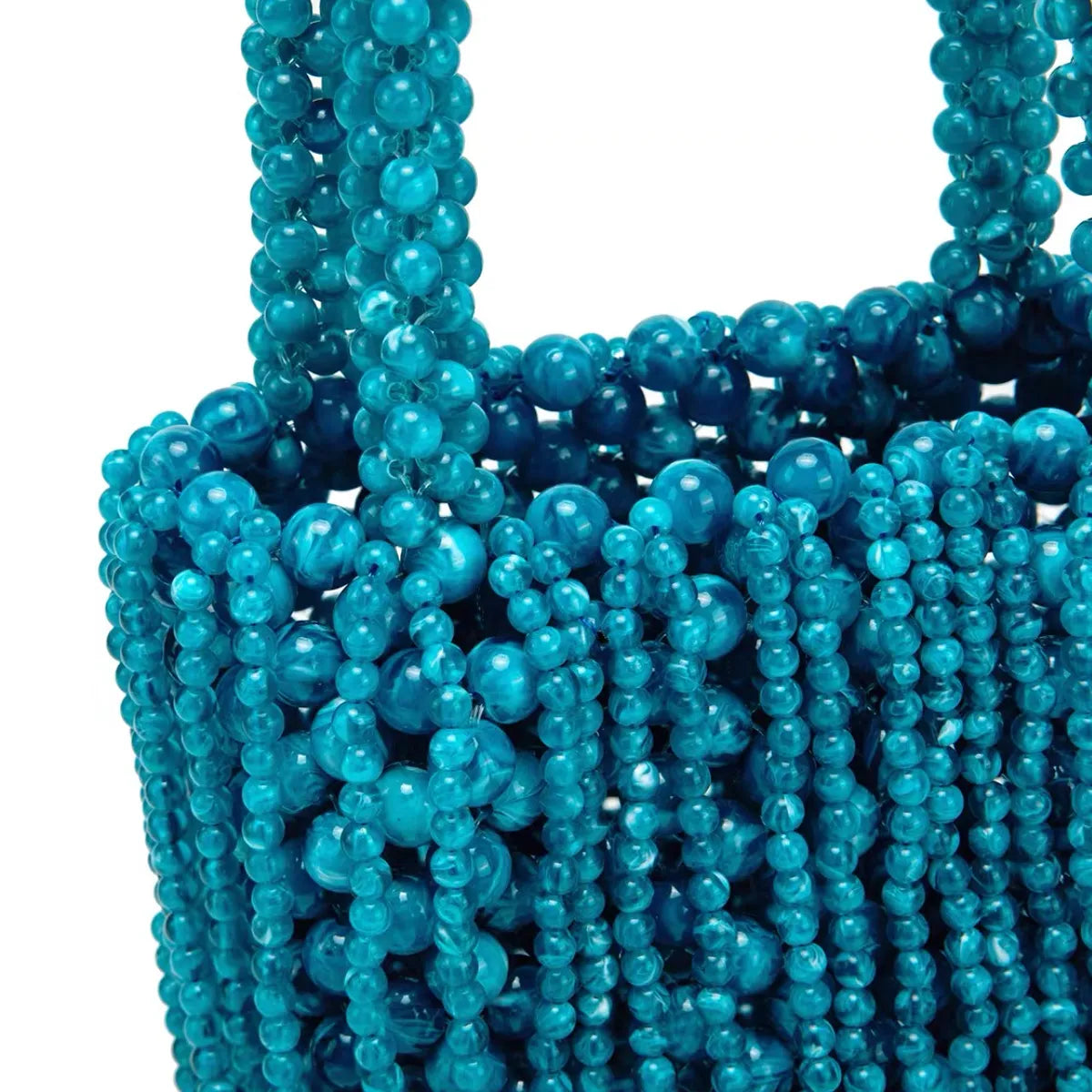 Beaded Fringe Bucket Bag | Boho Statement Purse, Day to Night