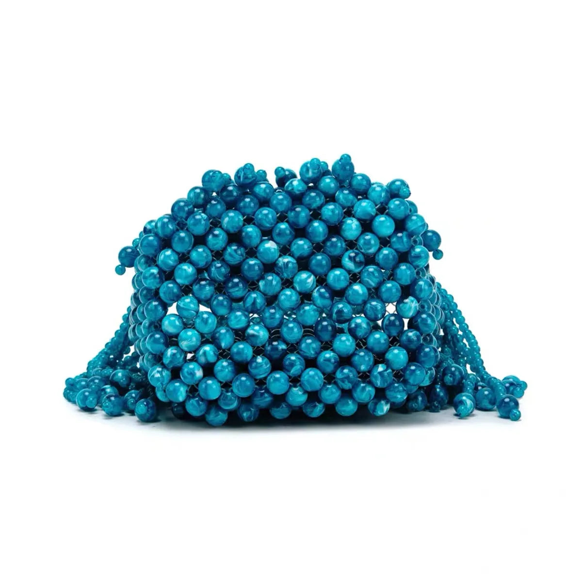 Beaded Fringe Bucket Bag | Boho Statement Purse, Day to Night