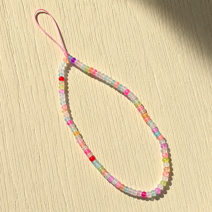 Beaded Phone Charm – Cat's-Eye Glass | NORELVA