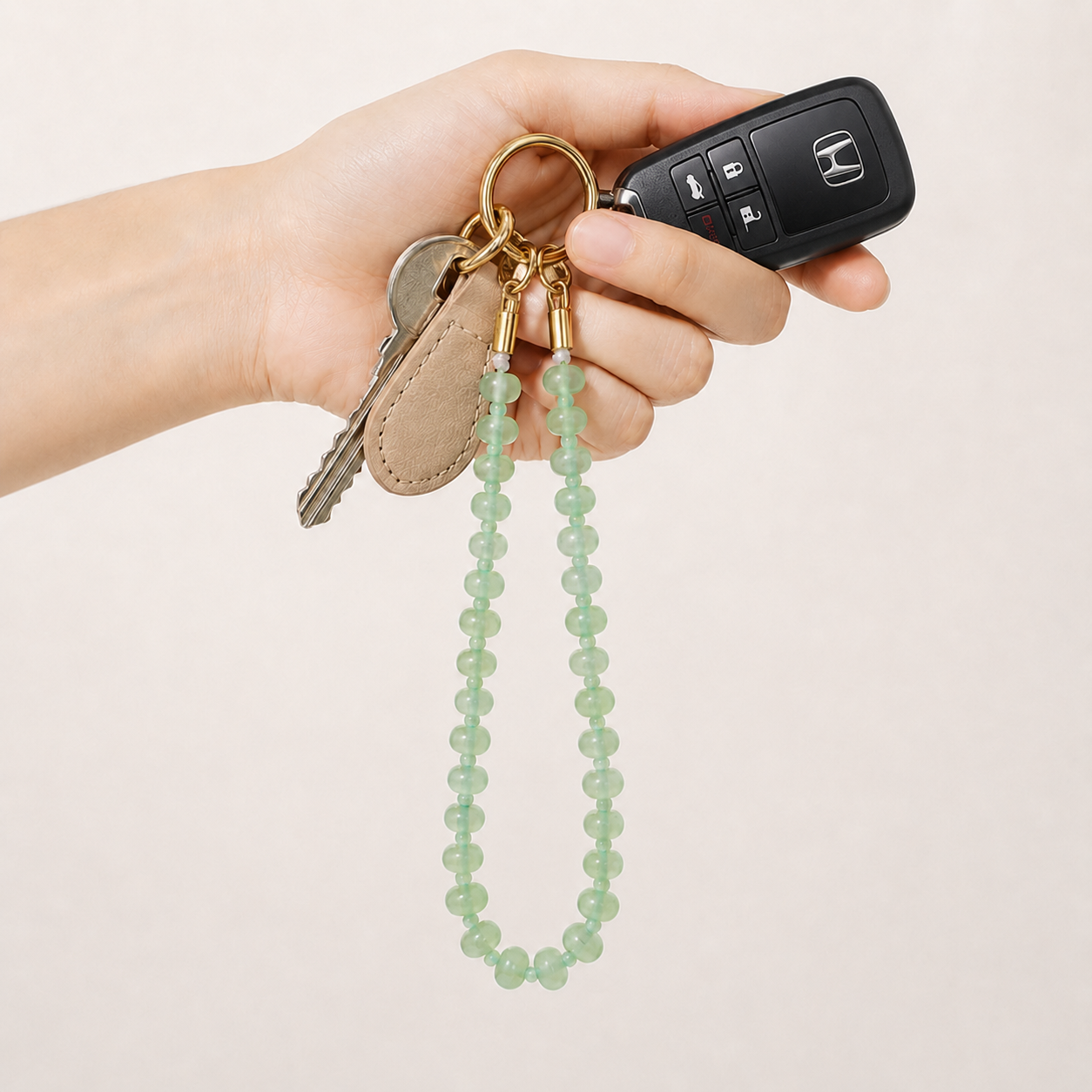 Beaded Bag Charm & Phone Strap — Riverstone