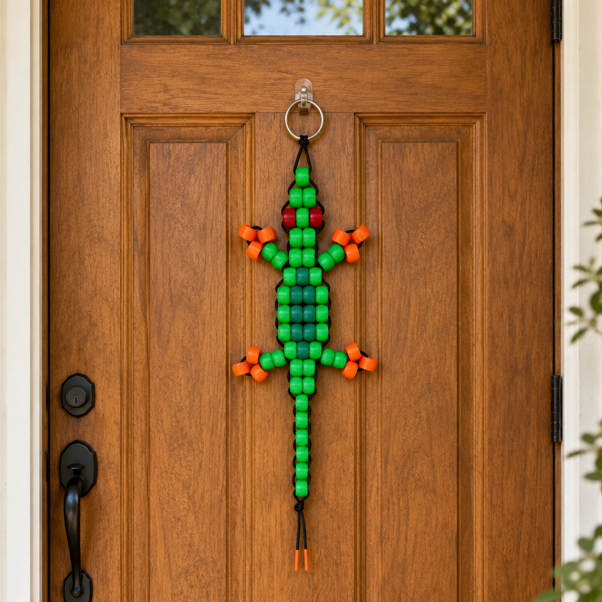 Giant Pony Bead Lizard DIY Kit – 3 Ft 90s Nostalgia Wall Art Sculpture